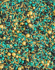 Sprinkle Pop Black, Gold & Teal Sporty Sprinkles