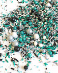 Sprinkle Pop Black, Teal, Silver & White Sporty Sprinkles