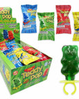 Teddy Pop Lollipop Ring:24-Pack-Candy Warehouse