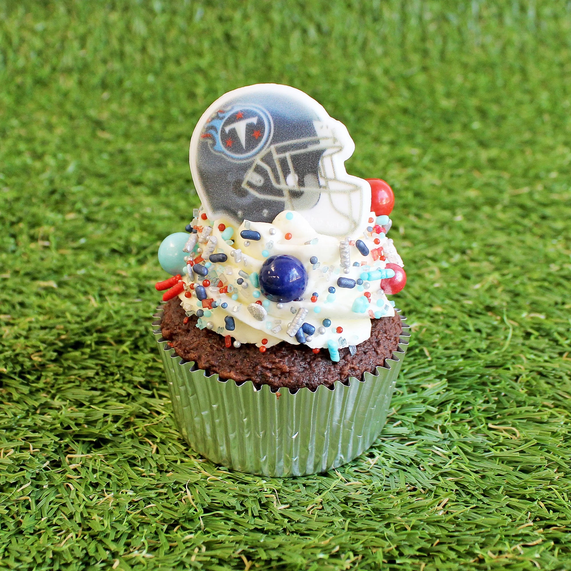 Sprinkle Pop Pro-Football Cupcake Rings