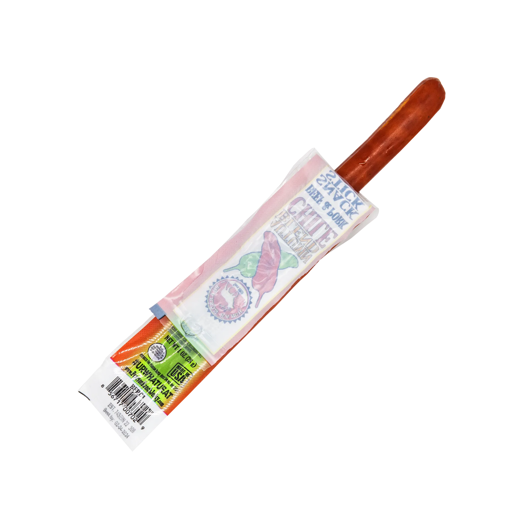 Pearson Ranch Jerky Autumn Blend Chile Beef & Pork Snack Stick