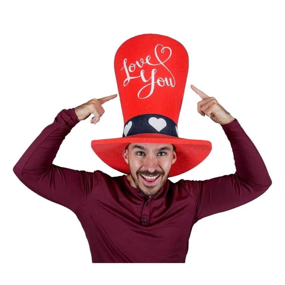 Valentine's Day Wide Top Hat