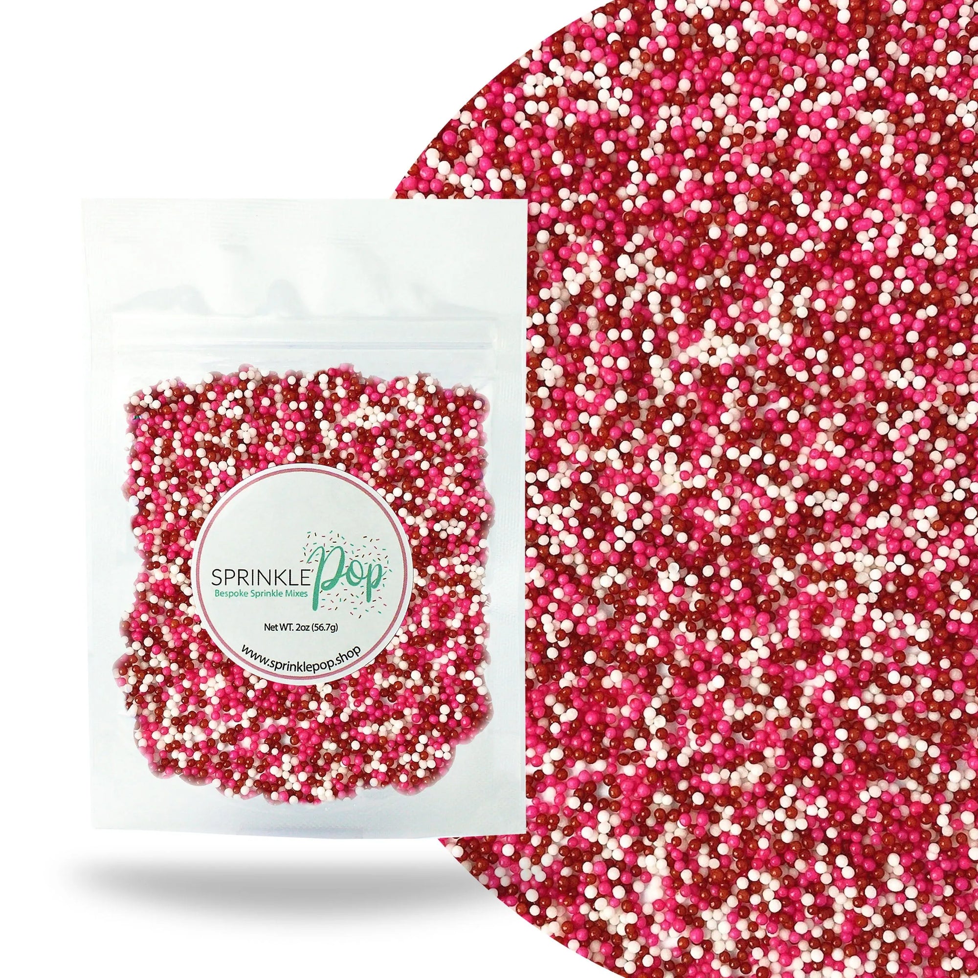 Sprinkle Pop Valentine&#39;s Nonpareil Sprinkle Mix