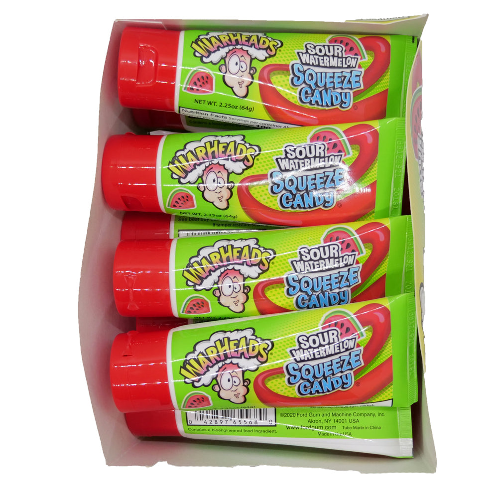 Warheads Sour Watermelon Squeeze: 12-Pack-Candy Warehoue