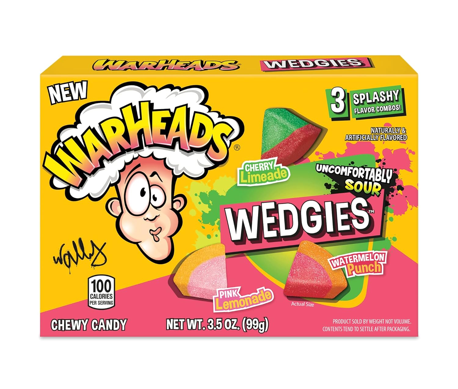 Warheads Wedgies Sour Chewy Candy: 12-Pack-Candy Warehouse