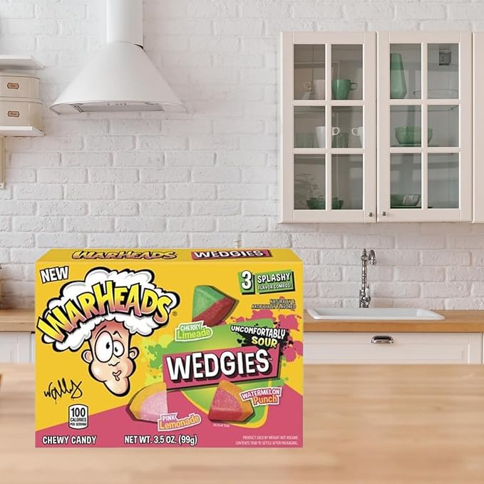 Warheads Wedgies Sour Chewy Candy: 12-Pack-Candy Warehouse