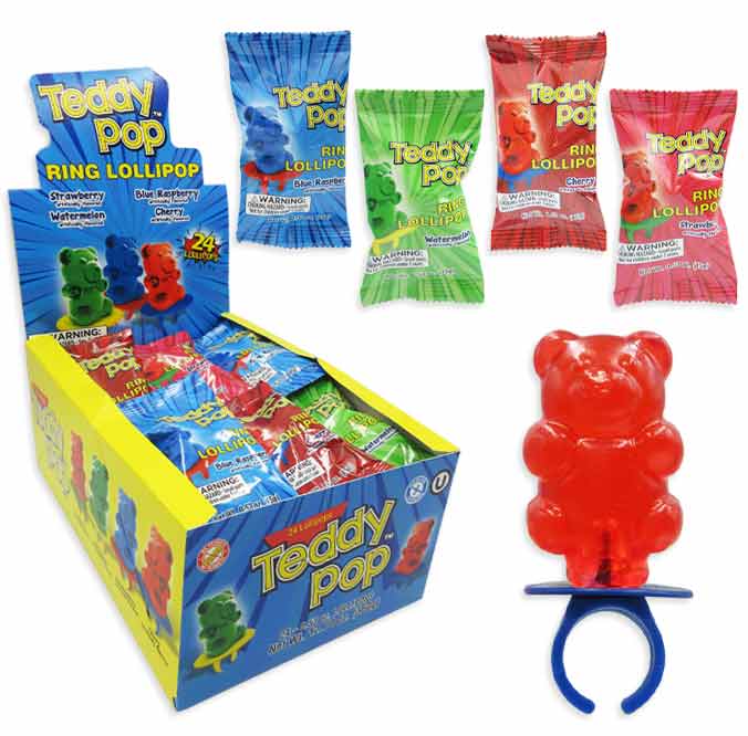 Wearable Teddy Display Pop-Up:24-Pack-Candy Warehouse