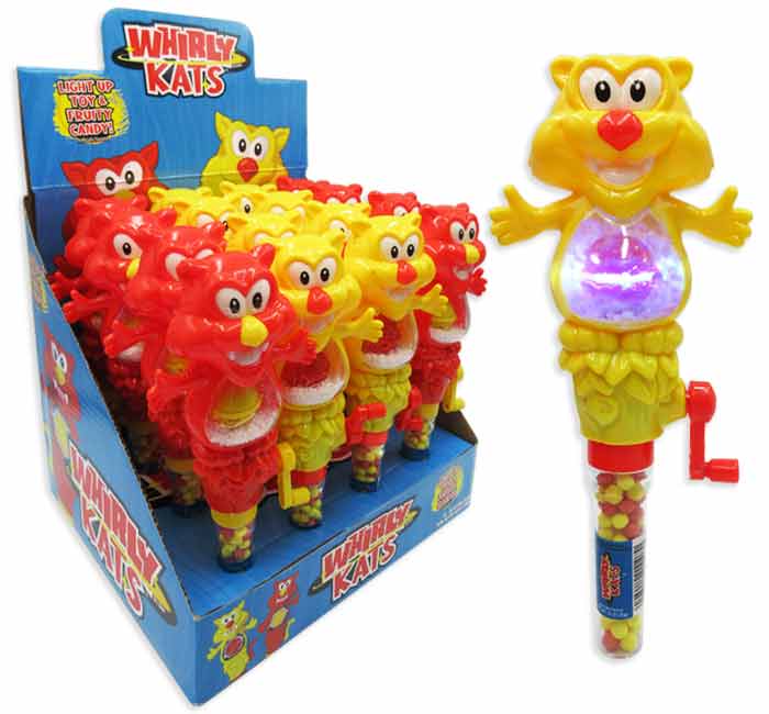 Whirly Kats Candy & Toy: 16-Pack-Candy Warehouse