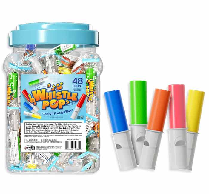 Whistle Pop Jar:48-Pack-Candy Warehouse