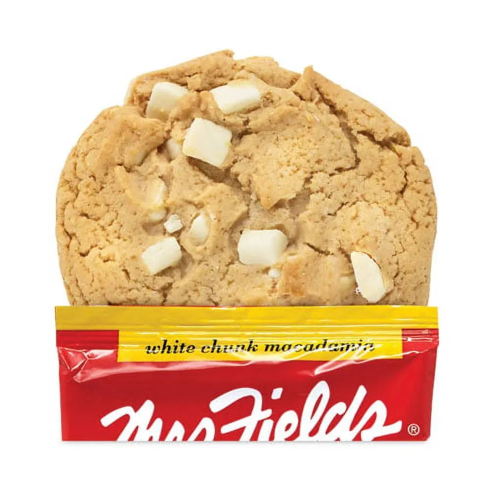 Mrs. Fields White Chocolate Chunk Macadamia Cookies: 12-Piece Box