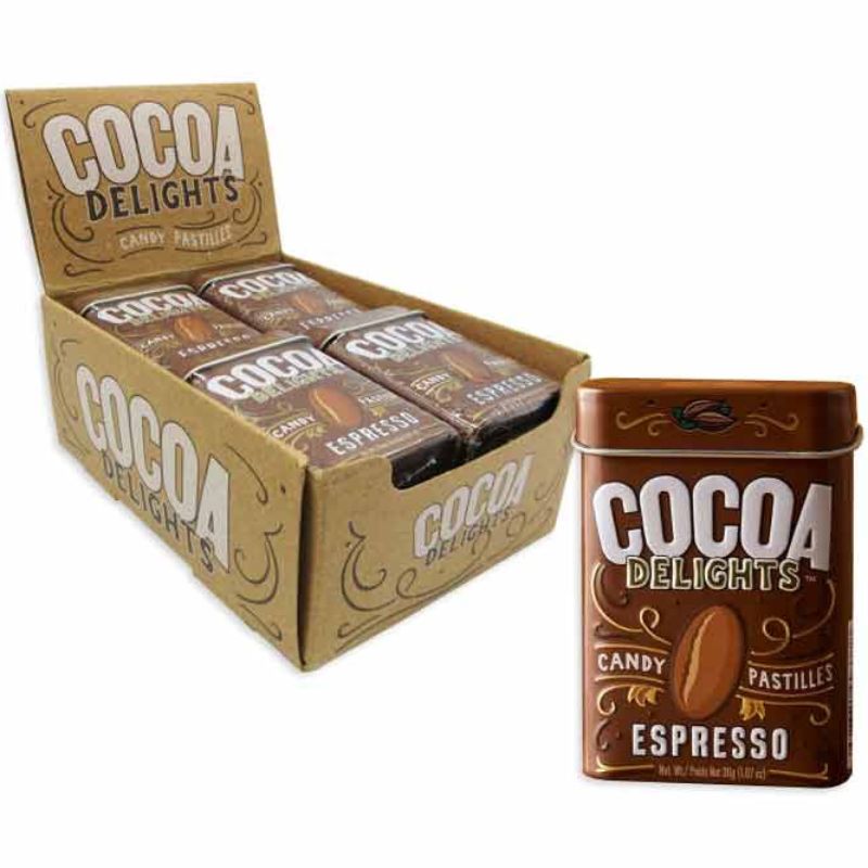 Wholesale Cocoa Infused Espresso Delights: 12-Pack-Candy Warehouse