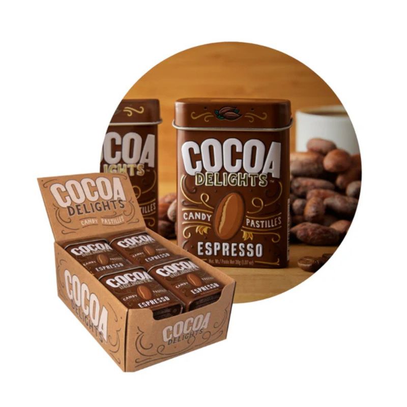 Wholesale Cocoa Infused Espresso Delights: 12-Pack-Candy Warehouse