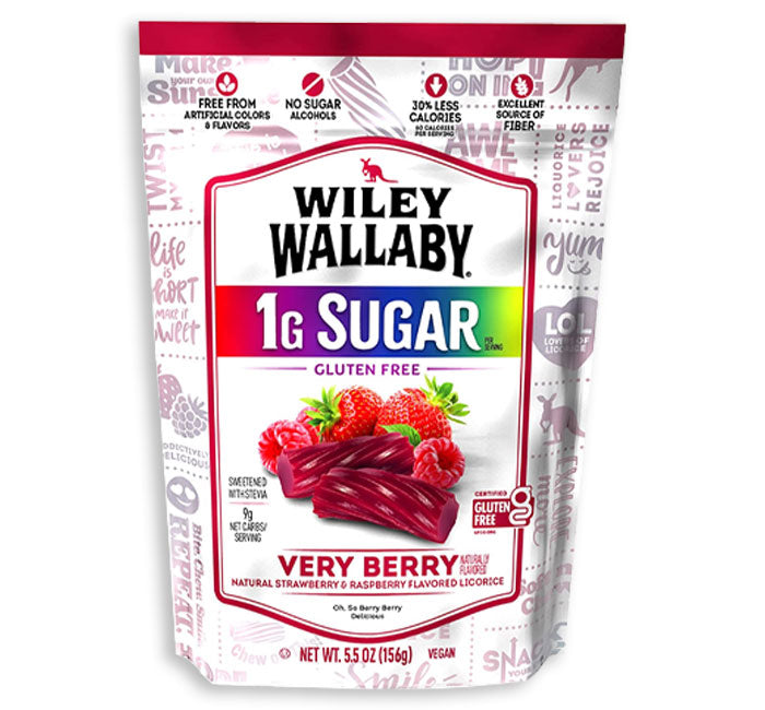 Wiley Wallaby Reduced Sugar: 8-Pack-Candy Warehouse