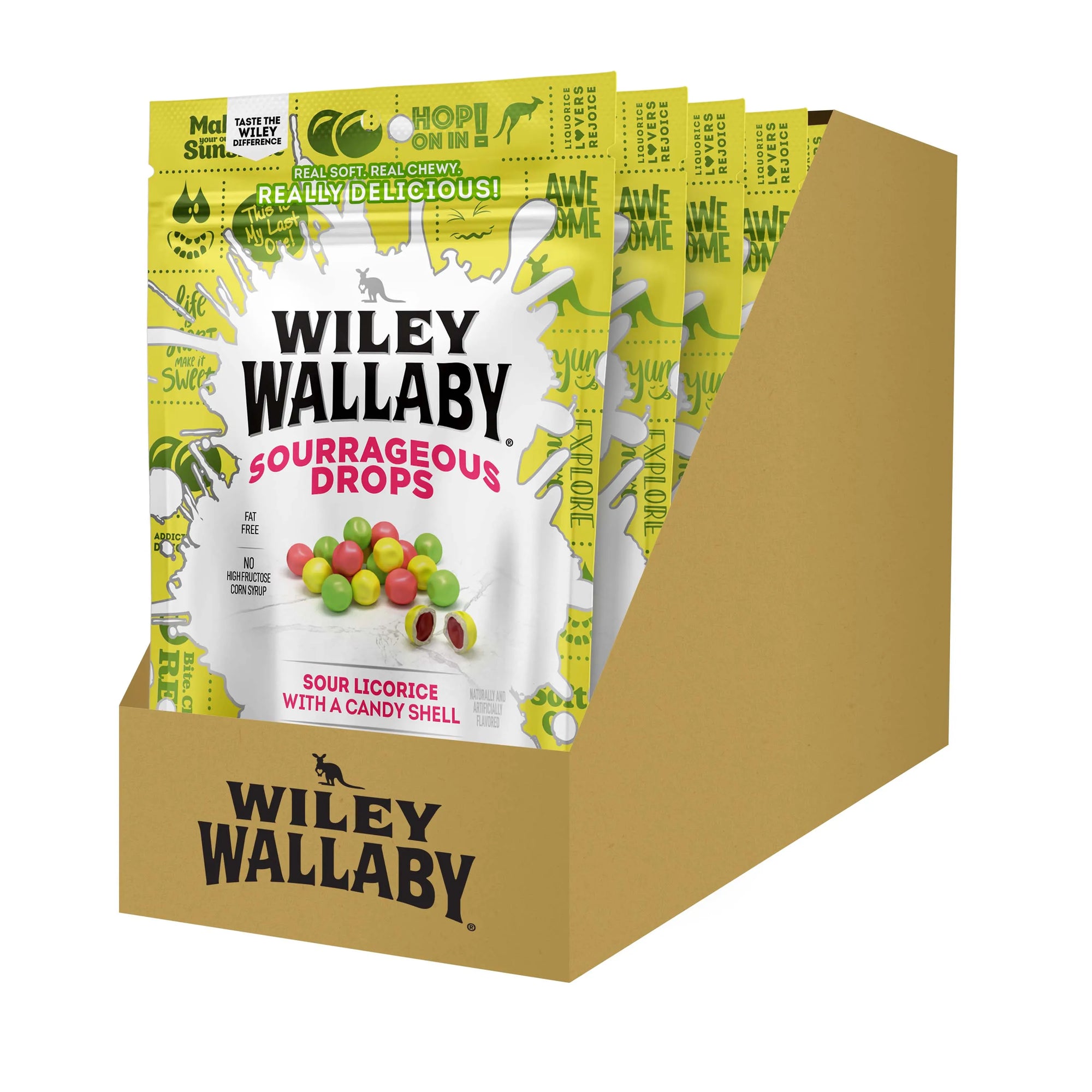 Wiley Wallaby Sourrageous Bites: 12-Pack-Candy Warehouse