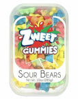 Zesty Neon Sour Bears: 6-Pack-Gandy Warehouse