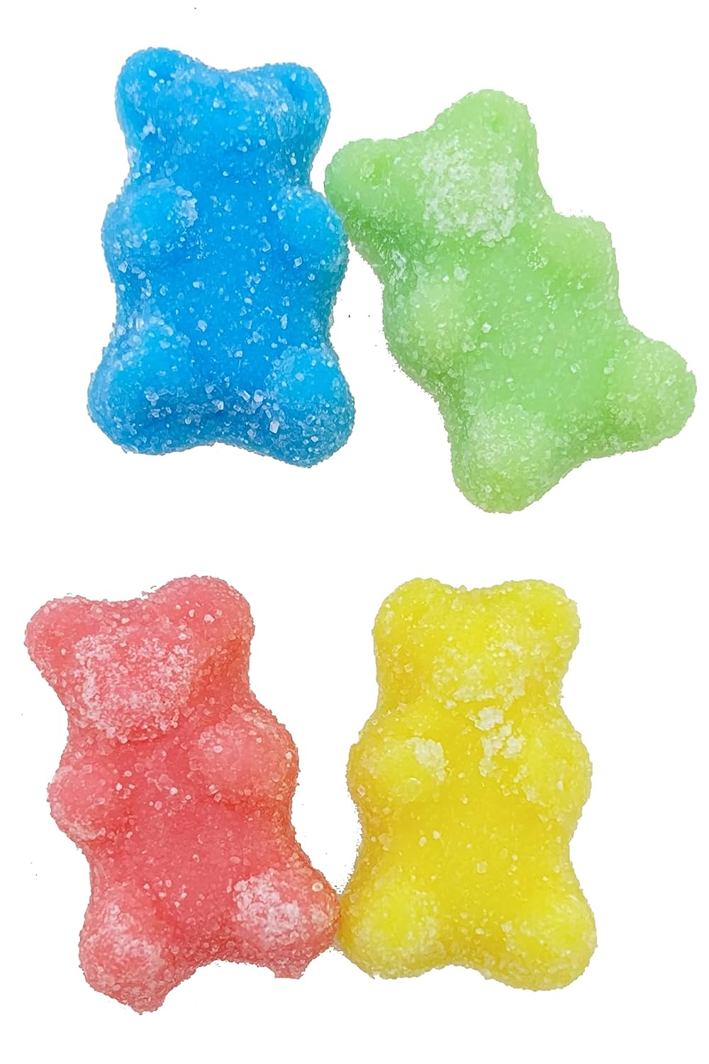 Zesty Neon Sour Bears: 6-Pack-Gandy Warehouse