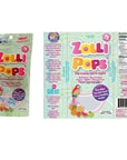 Zollipops Tropical Lollipops Peg Bag: 36-Piece Case