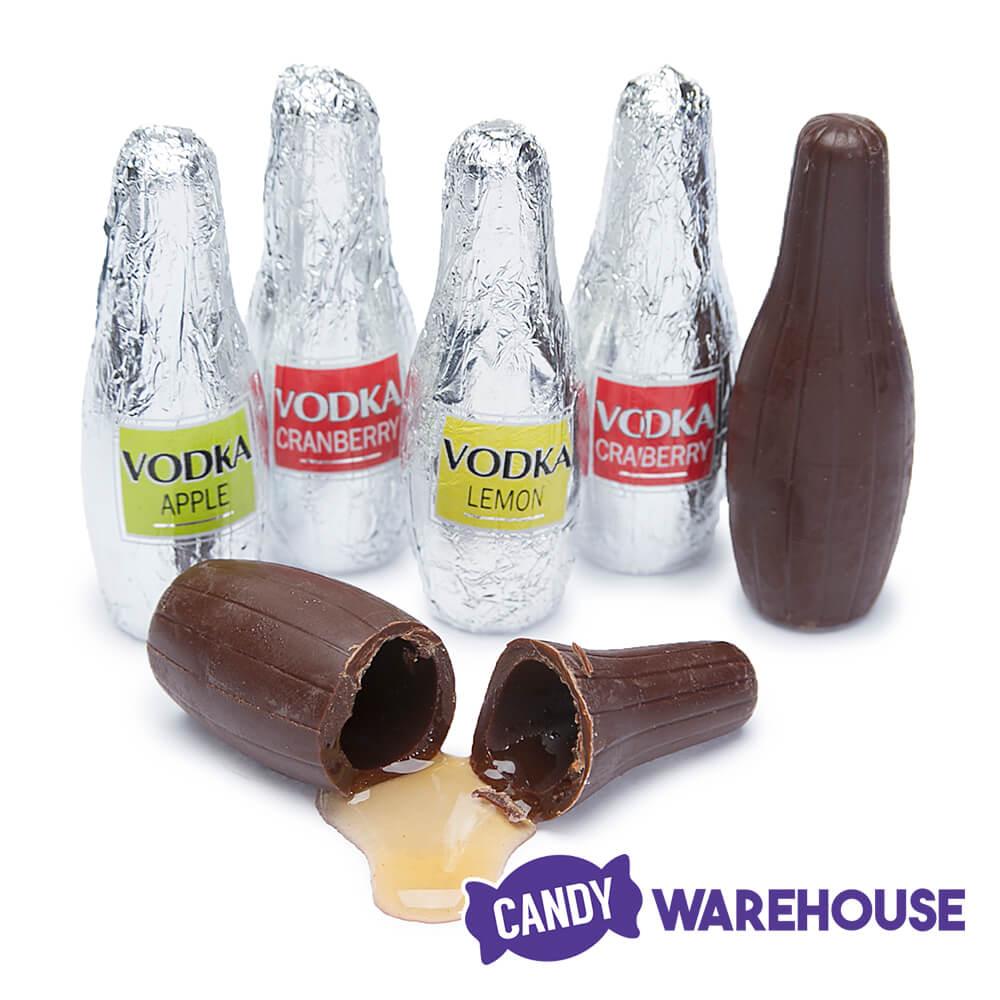 Abtey Chocolate Assorted Vodka Liquor Bottles: 12-Piece Crate - Candy Warehouse