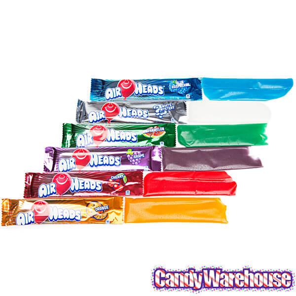 AirHeads Taffy Candy Bars: 90-Piece Box - Candy Warehouse