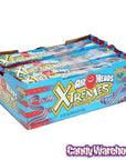 AirHeads Xtremes Sour Belts 2-Ounce Packs - Blue Raspberry: 18-Piece Box - Candy Warehouse