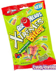 AirHeads Xtremes Sour Belts Bites Candy Packs - Rainbow Berry: 12-Piece Box - Candy Warehouse