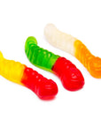 Albanese Assorted Fruit Gummy Worms - Mini: 5LB Bag - Candy Warehouse