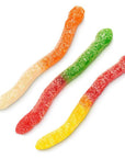 Albanese Assorted Fruit Sour Gummy Worms: 4.5LB Bag - Candy Warehouse