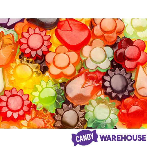 Albanese Awesome Blossoms Gummy Flowers Candy: 5LB Bag - Candy Warehouse