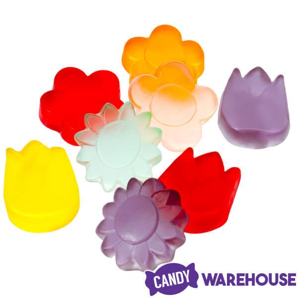 Albanese Awesome Blossoms Gummy Flowers Candy: 5LB Bag - Candy Warehouse