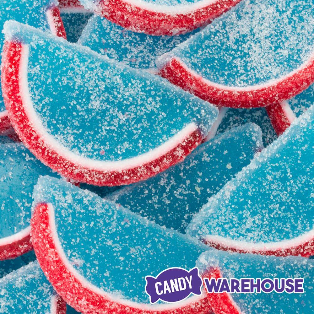 Albanese Candy Fruit Jell Slices - Blue Raspberry: 5LB Box - Candy Warehouse