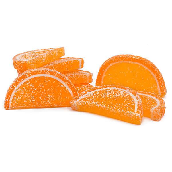 Albanese Candy Fruit Jell Slices - Orange: 5LB Box - Candy Warehouse