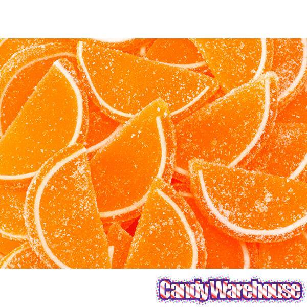 Albanese Candy Fruit Jell Slices - Orange: 5LB Box - Candy Warehouse