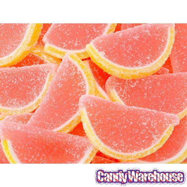 Albanese Candy Fruit Jell Slices - Pink Grapefruit: 5LB Box - Candy Warehouse