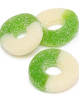 Albanese Green Apple Gummy Rings: 4.5LB Bag