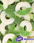 Albanese Green Apple Gummy Rings: 4.5LB Bag