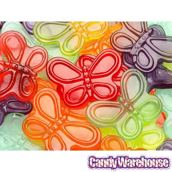 Albanese Gummy Butterflies Assortment: 5LB Bag - Candy Warehouse