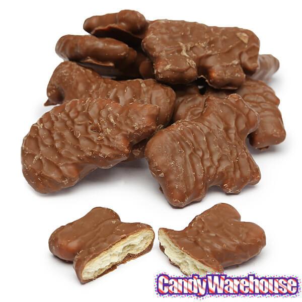 Albanese Milk Chocolate Covered Animal Crackers Candy: 2LB Bag - Candy Warehouse