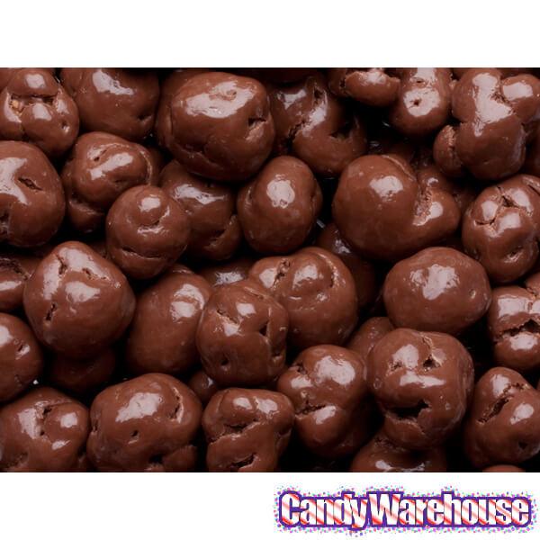 Albanese Milk Chocolate Covered Caramel Coated Popcorn Candy: 3LB Bag - Candy Warehouse