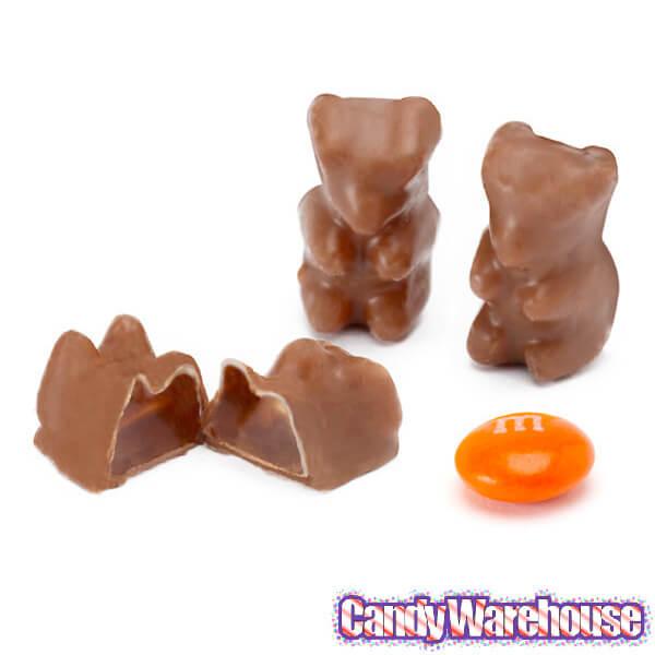 Albanese Milk Chocolate Covered Gummy Bears: 2.25LB Tub - Candy Warehouse