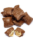 Albanese Milk Chocolate Covered Peanut Butter Filled Pretzels Candy: 3LB Bag