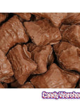 Albanese Milk Chocolate Covered Peanut Butter Filled Pretzels Candy: 3LB Bag