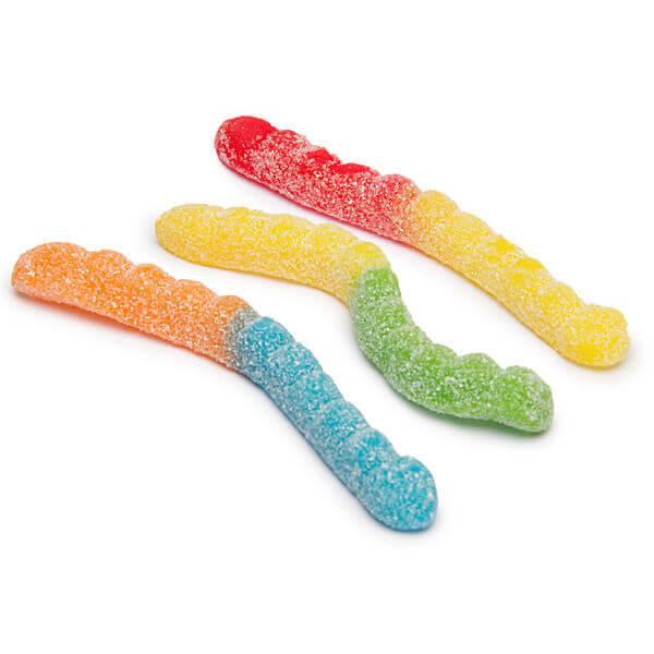 Albanese Neon Sour Gummy Worms: 4.5LB Bag – Candy Warehouse