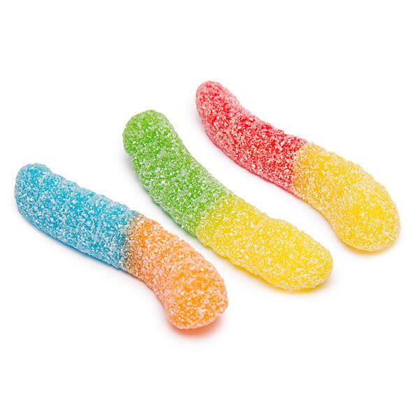 Albanese Neon Sour Gummy Worms - Mini: 4.5LB Bag – Candy Warehouse