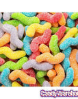 Albanese Neon Sweet Gummy Worms - Tiny: 4.5LB Bag - Candy Warehouse