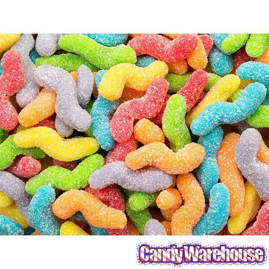 Albanese Neon Sweet Gummy Worms - Tiny: 4.5LB Bag | Candy Warehouse