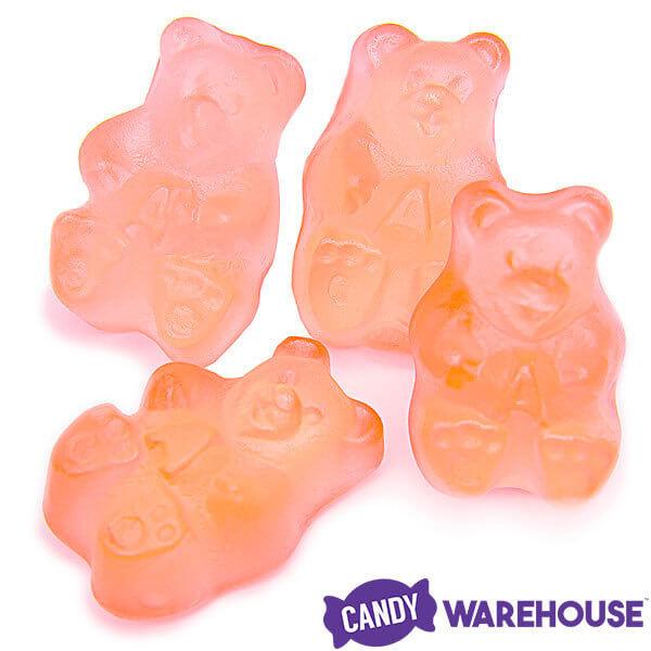 Albanese Pink Grapefruit Gummy Bears: 5LB Bag - Candy Warehouse