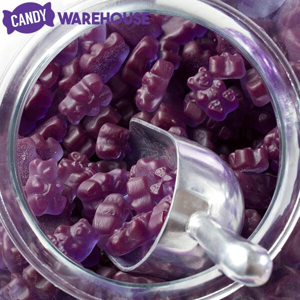 Albanese Purple Grape Gummy Bears: 5LB Bag - Candy Warehouse