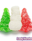 Albanese Sour Gummy Christmas Trees & Snowmen: 4.5LB Bag - Candy Warehouse