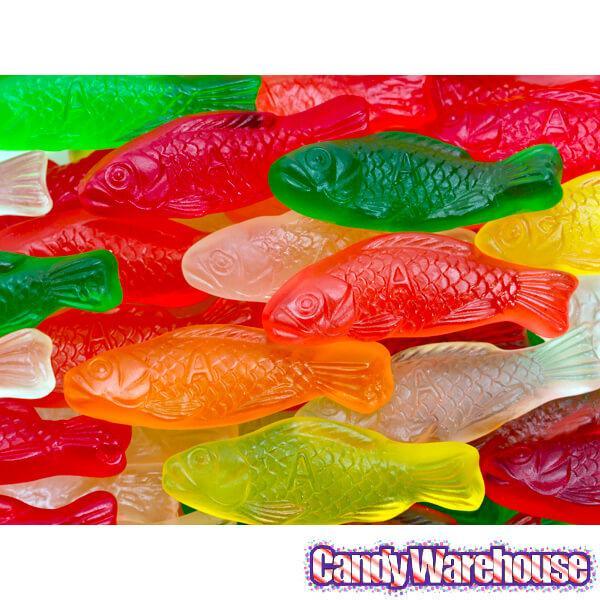 Albanese Sugar Free Gummy Fish Candy: 5LB Bag - Candy Warehouse