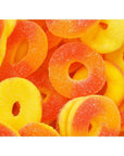 Albanese Sugar Free Peach Gummy Rings Candy: 4.5LB Bag